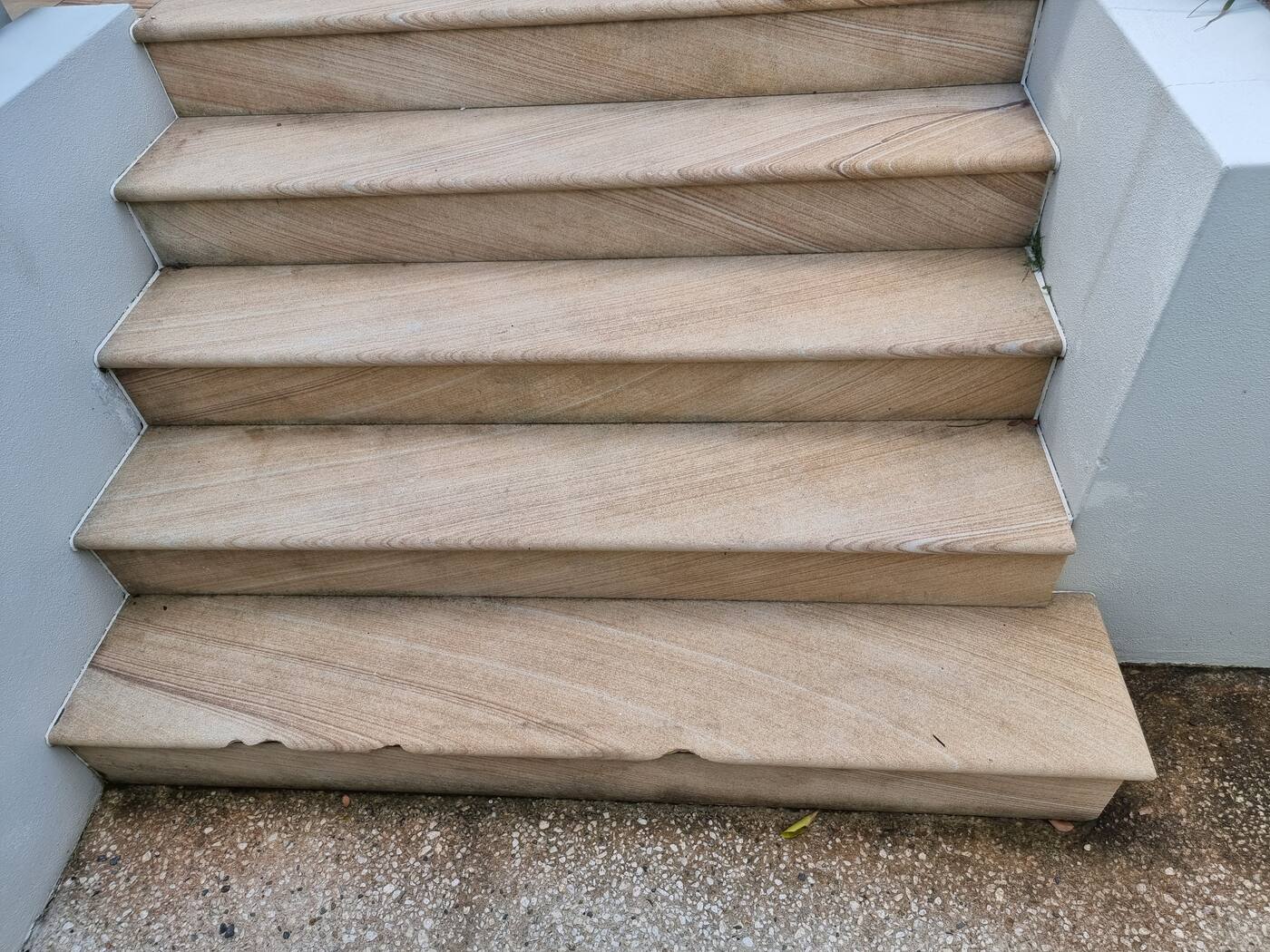 Sandstone Restoration before, by Stone Connection